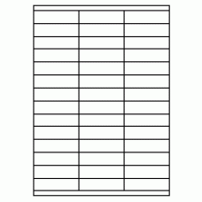 433 - Label Size 70mm x 20mm - 42 labels per sheet